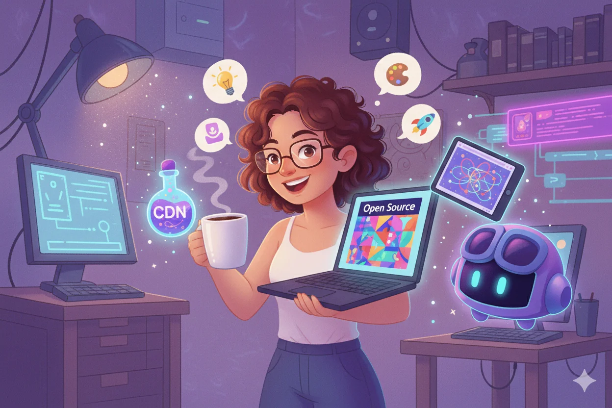 A escritora preparando ingredientes mágicos e componentes do feitiço para derrotar o monstro rancinho