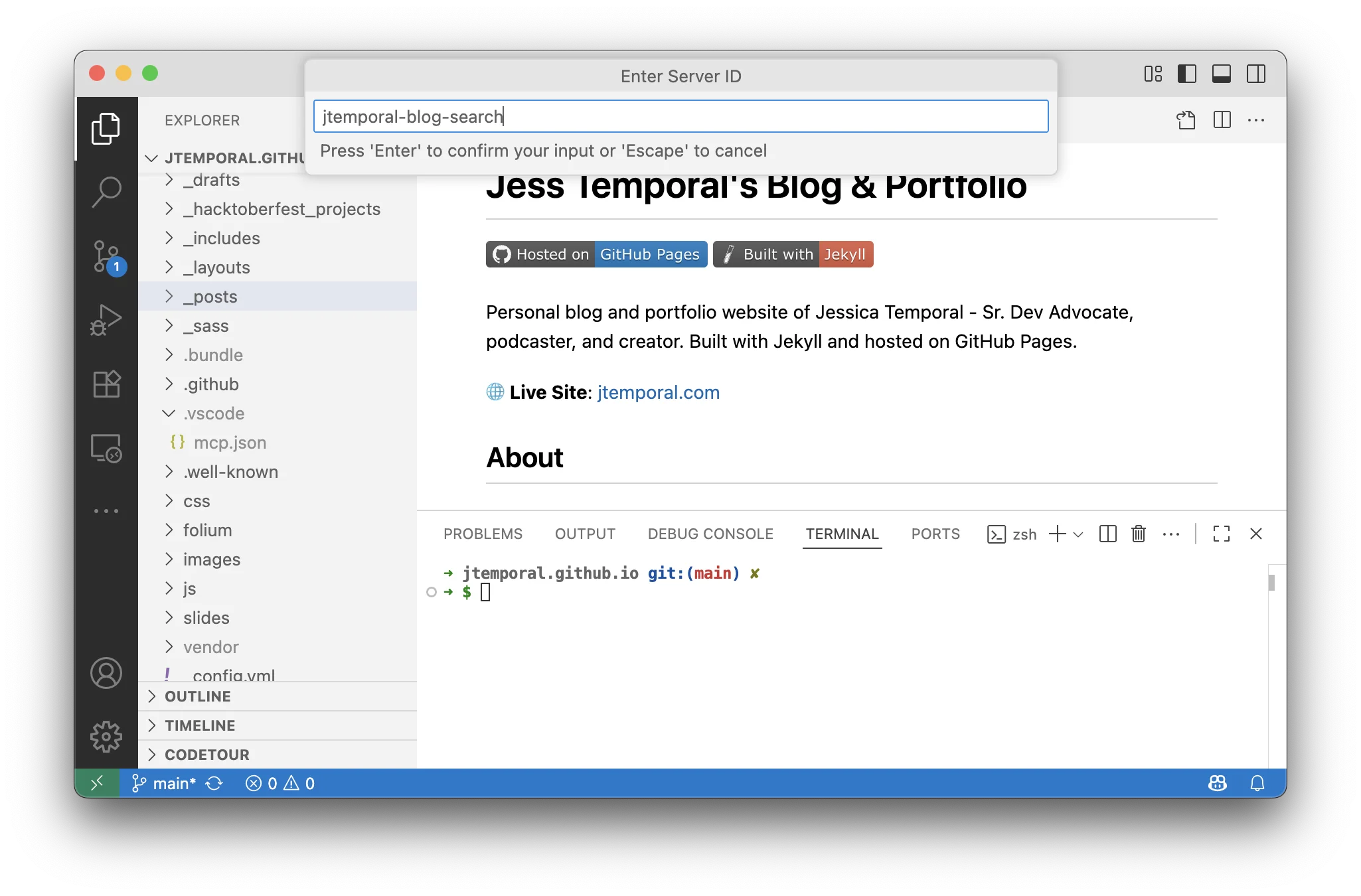 Providing a name for your MCP server