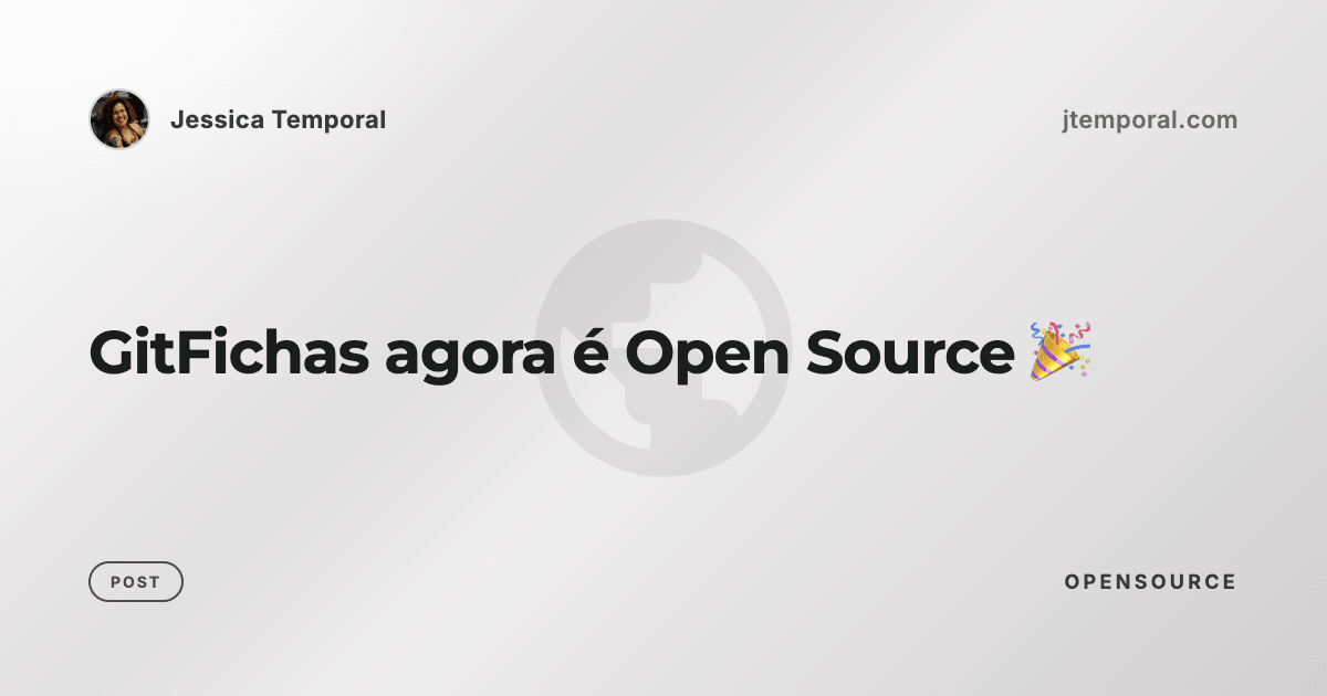 GitFichas agora é Open Source 🎉